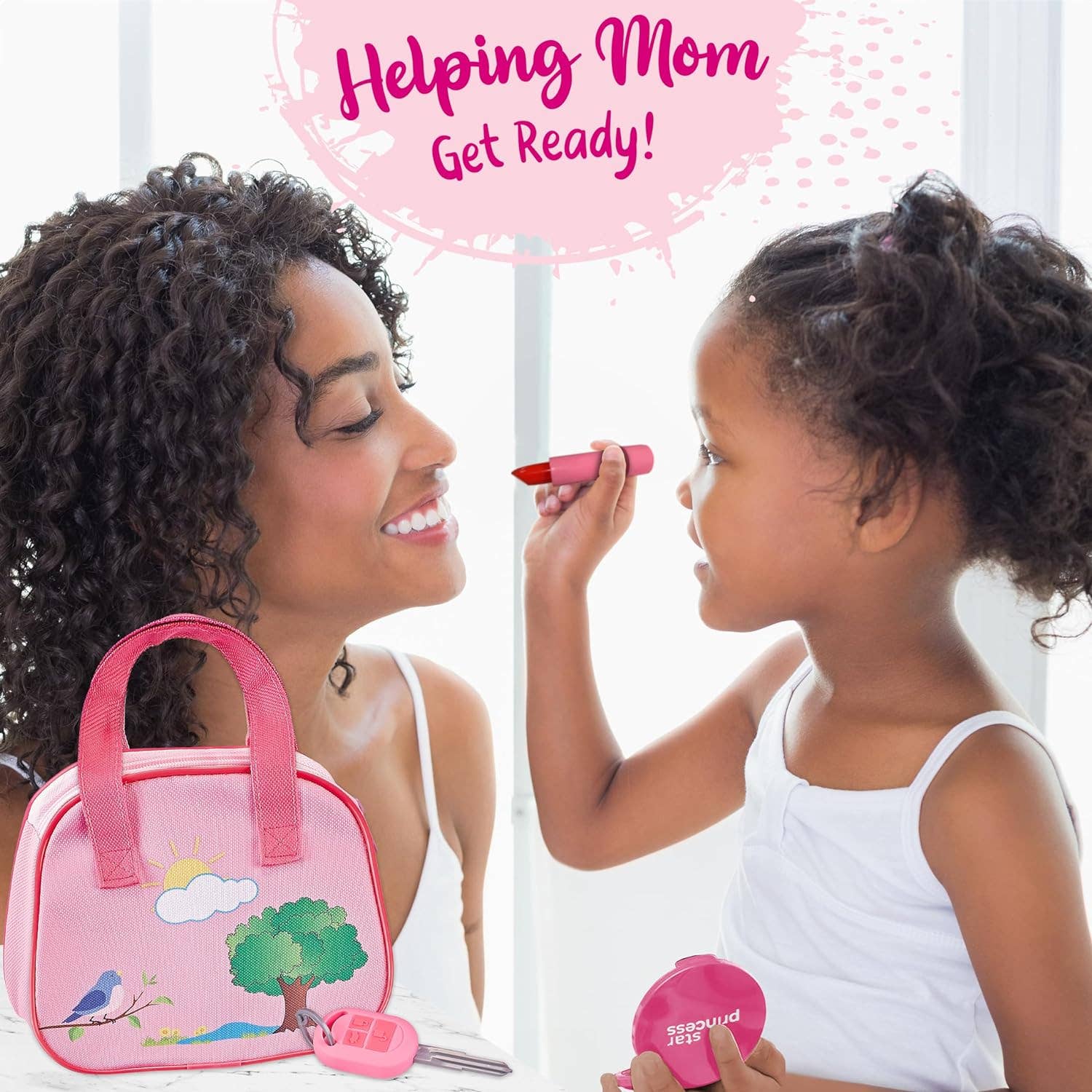 Stargo Brands Llc – Conjunto de brinquedos - Crianças por atacado – Meu primeiro conjunto de bolsa de brincar com dinheiro de mentira e acessórios para meninas8