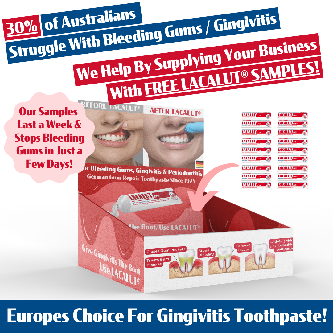 LACALUT - WHOLESALE - Wholesale Toothpaste - 40 x LACALUT® Aktiv 10ml Travel Size - RRP $2.003