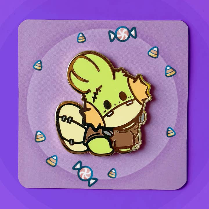 Franken Mudkip Wicked Party Pin for wholesale by HeyyoJojo