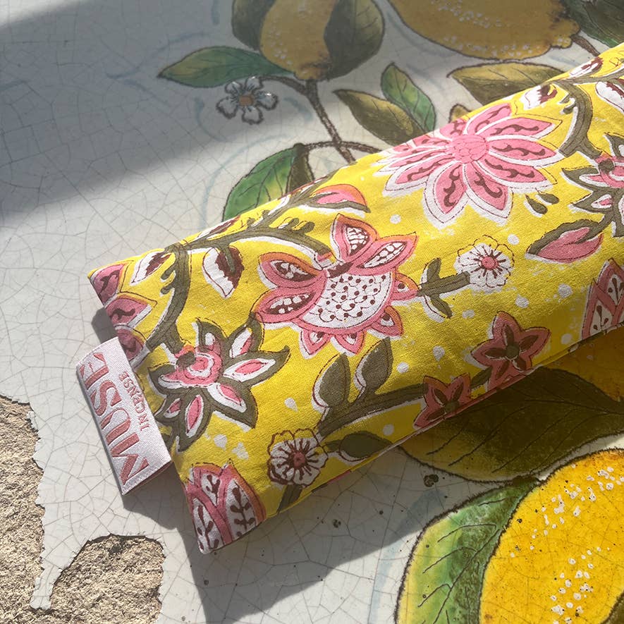The Golden Altar - Wholesale Spa/Therapy Pillow - Eye Pillow Aromatherapy | Indian Block Print | Lavender7