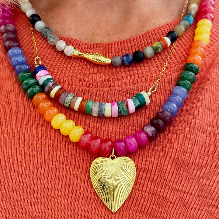 Jessica Matrasko Jewelry - Wholesale Beaded/Pearl Necklace - Ashia Beaded Fish Necklace6