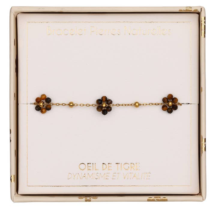 Bracelets – Flower Jewelry Collection with Natural Stones for wholesale by STELLA GREEN