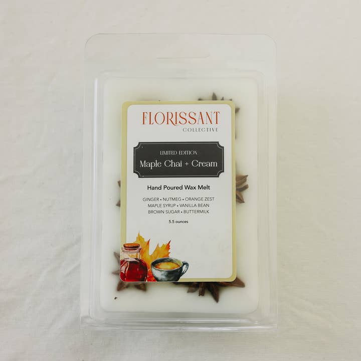 Cera Profumata al Chai d'Acero + Crema per la vendita all'ingrosso da parte di Florissant Collective