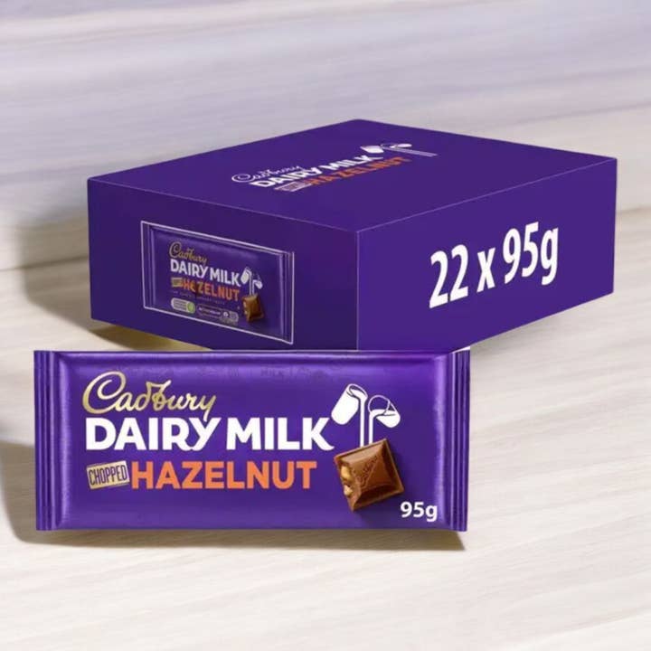 MOM - Wholesale Chocolate Bar - Cadbury Dairy Milk Fruit and Nut Chopped Chocolate Bar 95g