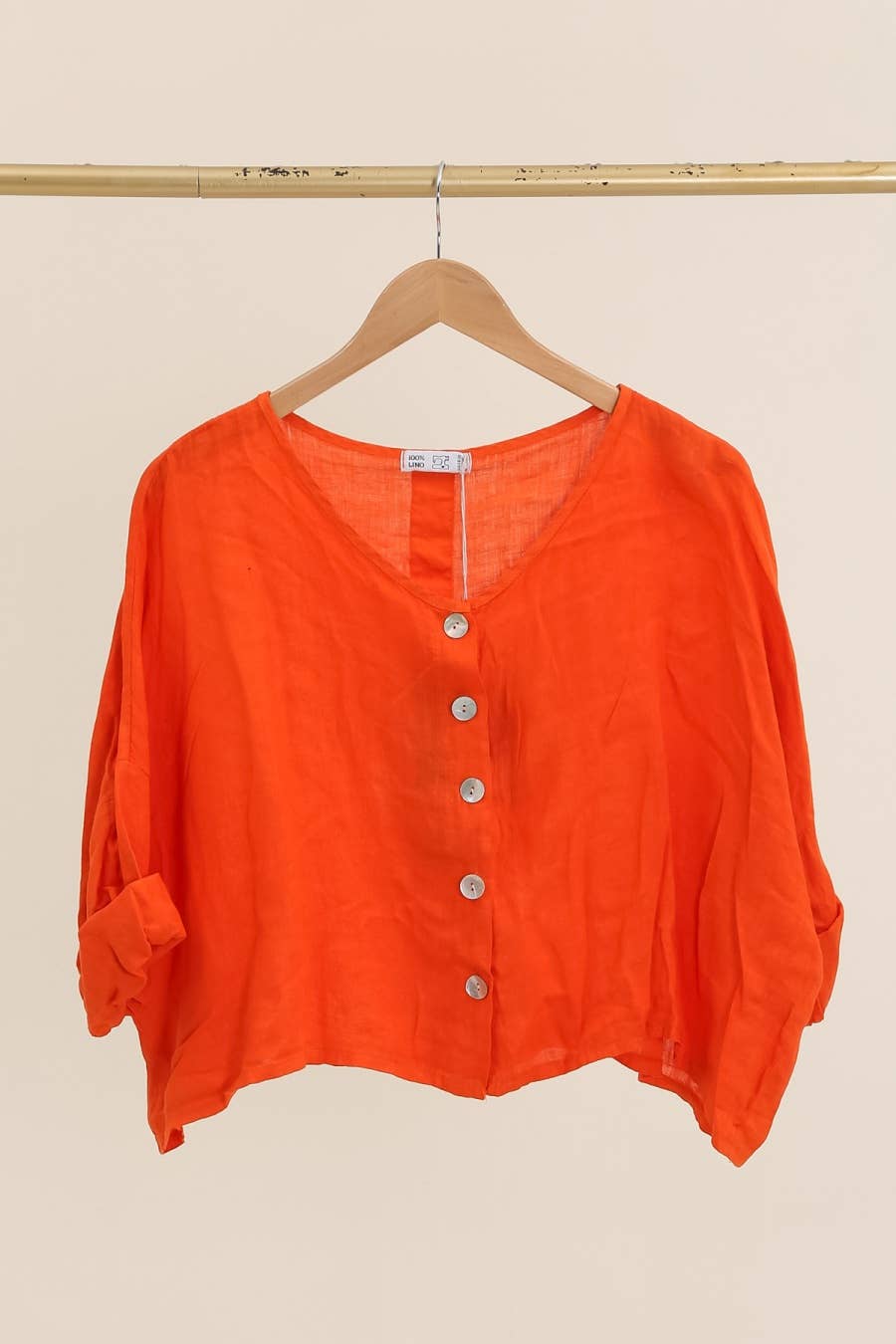 la maison des fibres naturelles - Wholesale Jacket - Women's - 3/4 sleeve linen jacket 906 100% linen30