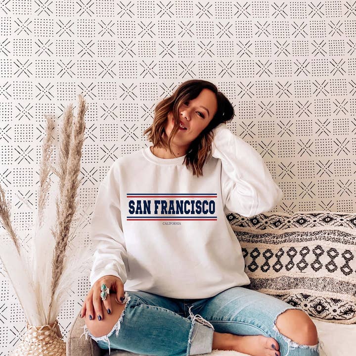 San Francisco Sweatshirt for wholesale by VibeClothing