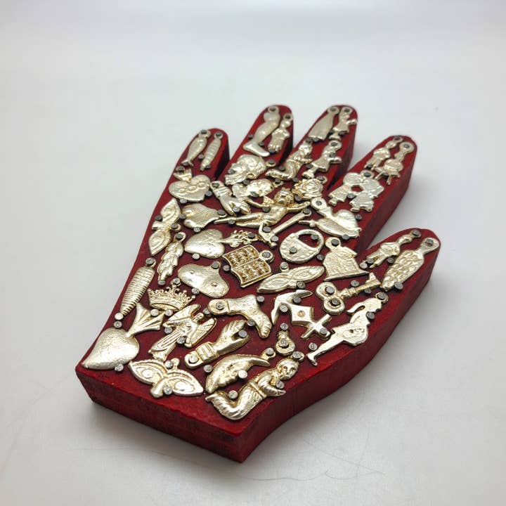 Contreras Designs - Wholesale Wall Accent - MXCPHD2- Wood Milagros Hand6