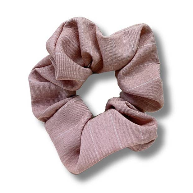 Chouchou Original "Rayures Rose" pour la vente par Hairjewelz by Elle