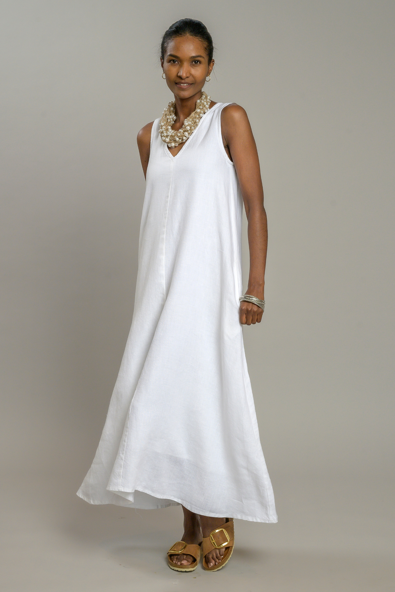 Arte Italica & Crown Linen Designs - Wholesale Dress - Women's - Katherine Dress2