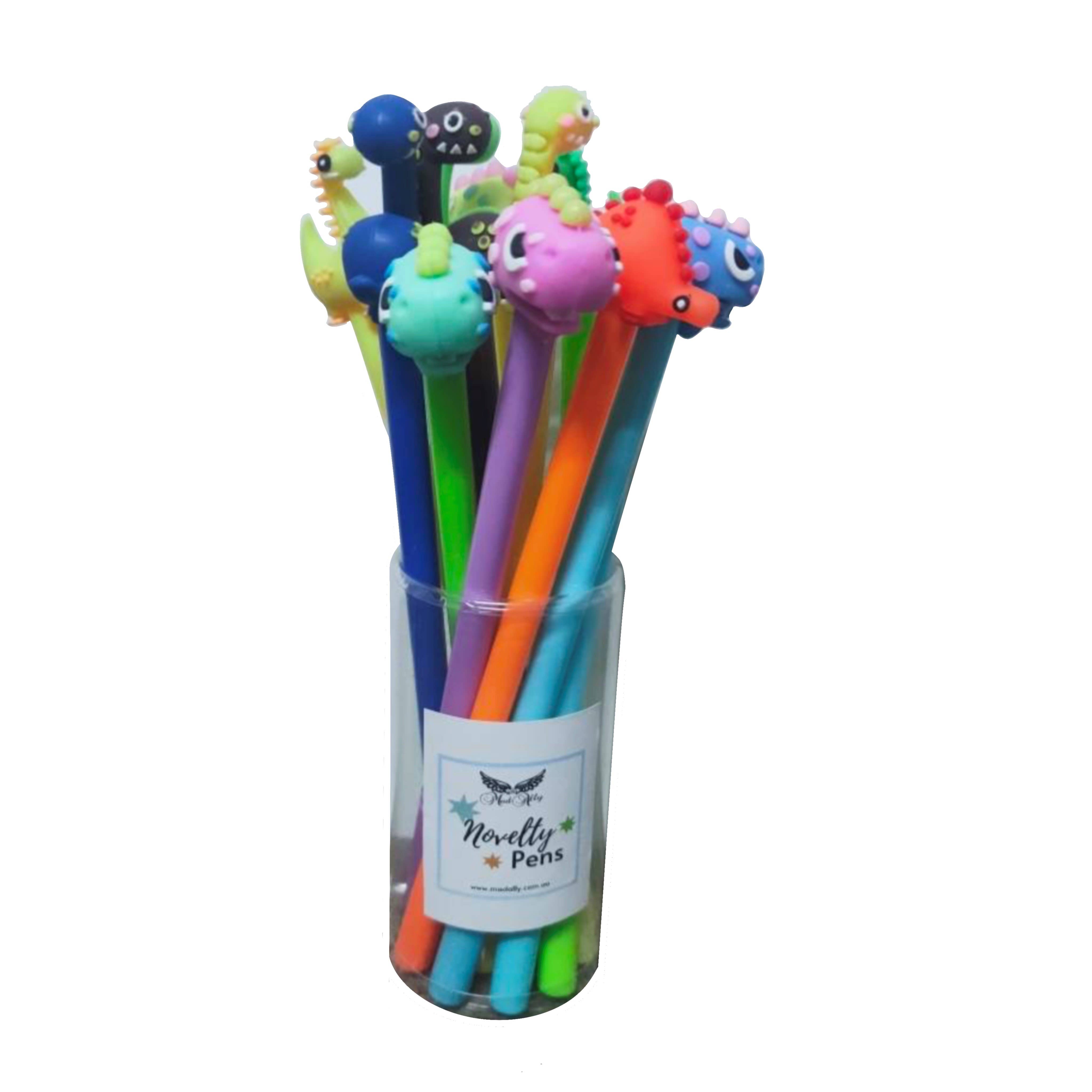Mad Ally - Wholesale Pen - Geassorteerde Novelty Dino-pennen - pak van 120
