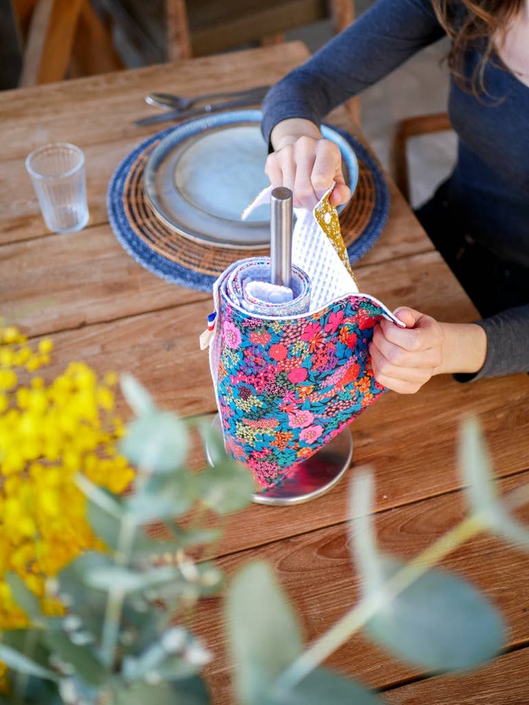Trinquette Atelier - Wholesale Dishcloth - Washable and reusable paper towel roll - 5 sheets4