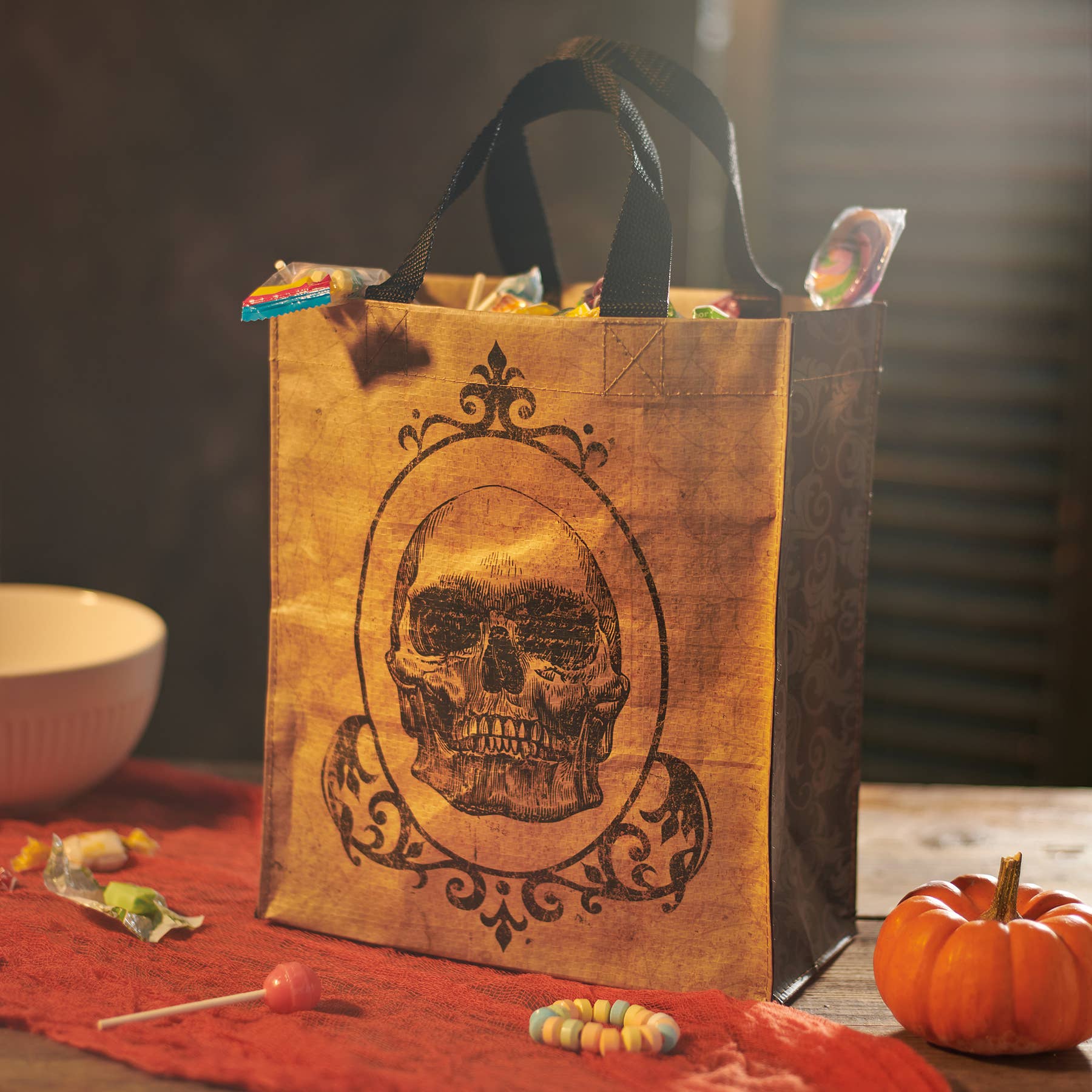 Primitives by Kathy - Wholesale Tote Bag - Unisex - Skull Daily Tote1