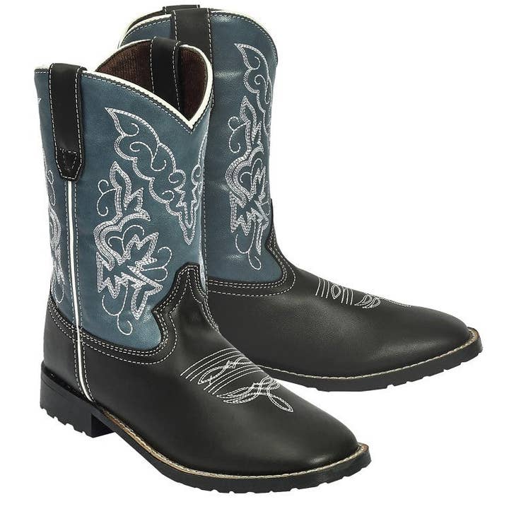 Bottes western TuffRider Yellowstone à bout arrondi pour jeunes pour la vente par JPC Equestrian