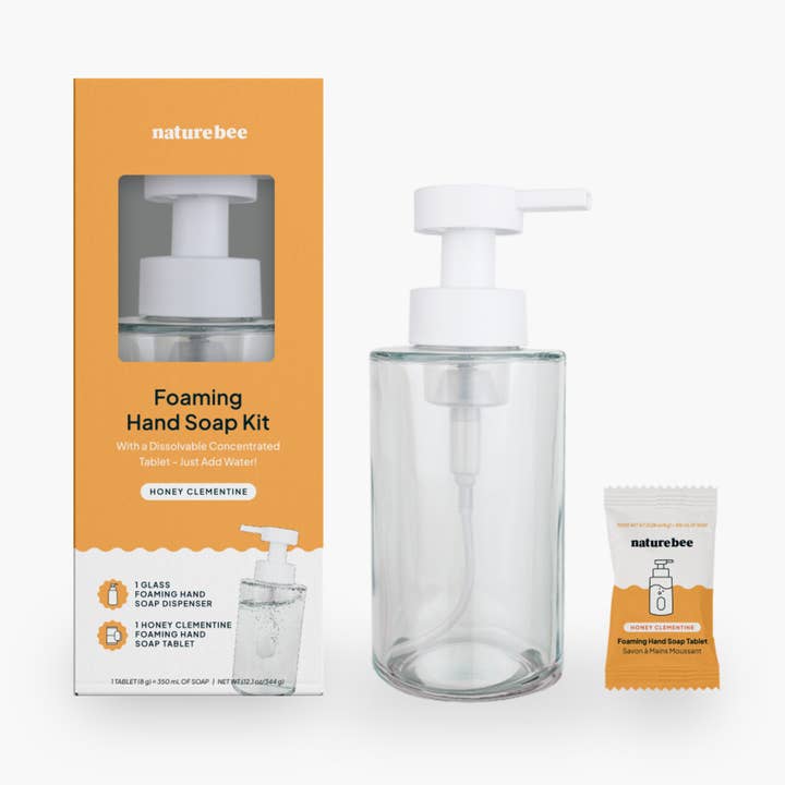 Honey Clementine Concentrated Foaming Hand Soap Refill Kit for wholesale by NATURE BEE