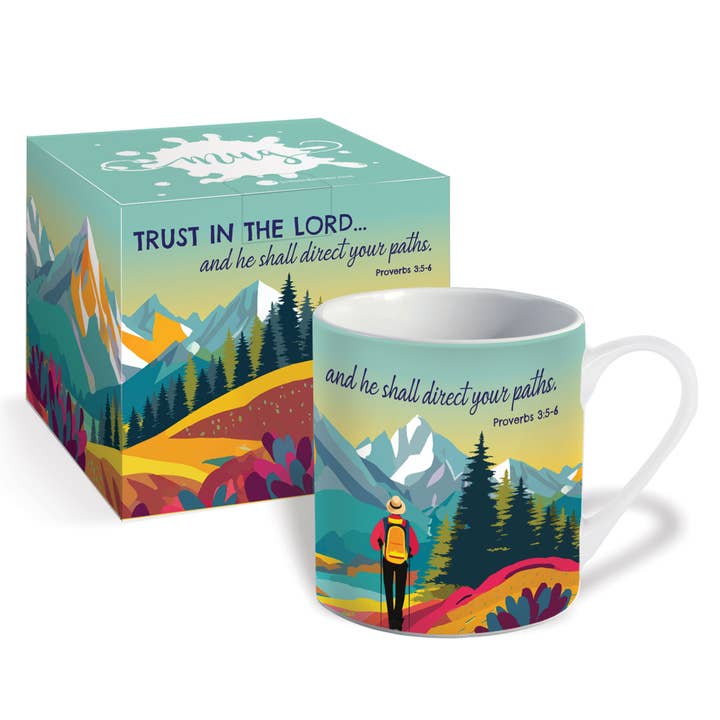 Trust in the Lord Christian Mug with Gift Box for wholesale by Just Cards Direct