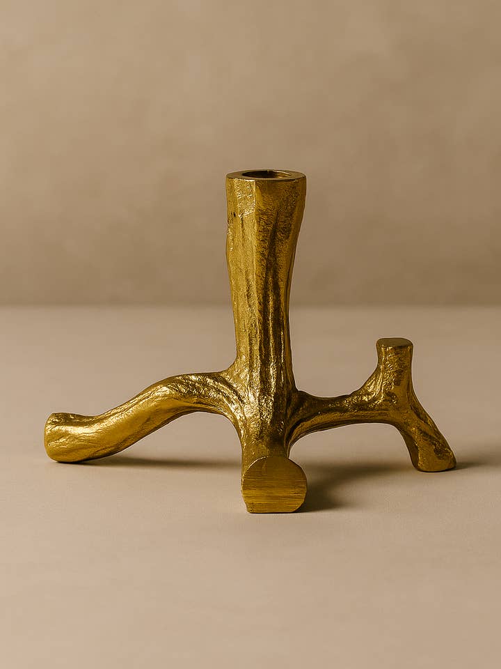 Porte-bougie enraciné pour la vente par Raíz Studio