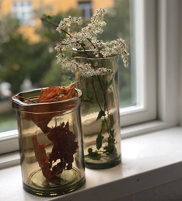 Lübech Living – Vaso por atacado – Vaso Barcelona em vidro reciclado champanhe5