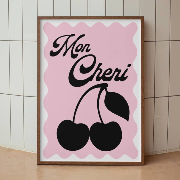 Mon Cheri Print for wholesale by TypoPrints