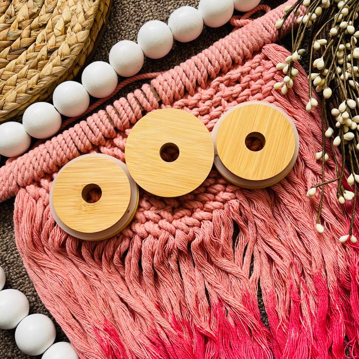 KuriArt Designs - Wholesale Drink Lids - Bamboo Lids for Beer Can Glass2