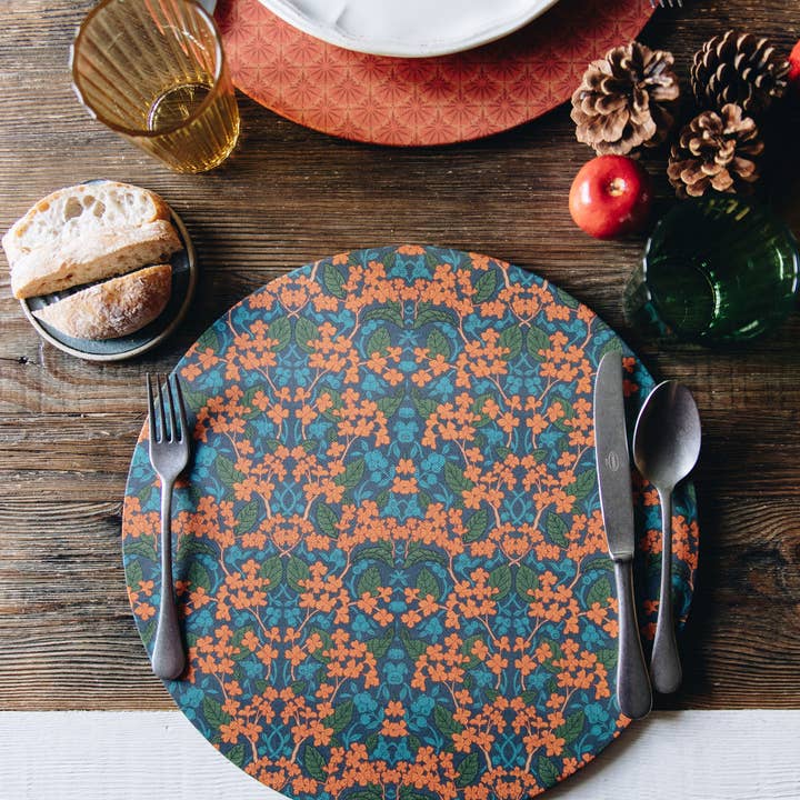 Blue Lagoon Charger Plate - Agnes Collection for wholesale by Misalù - Dress up your table