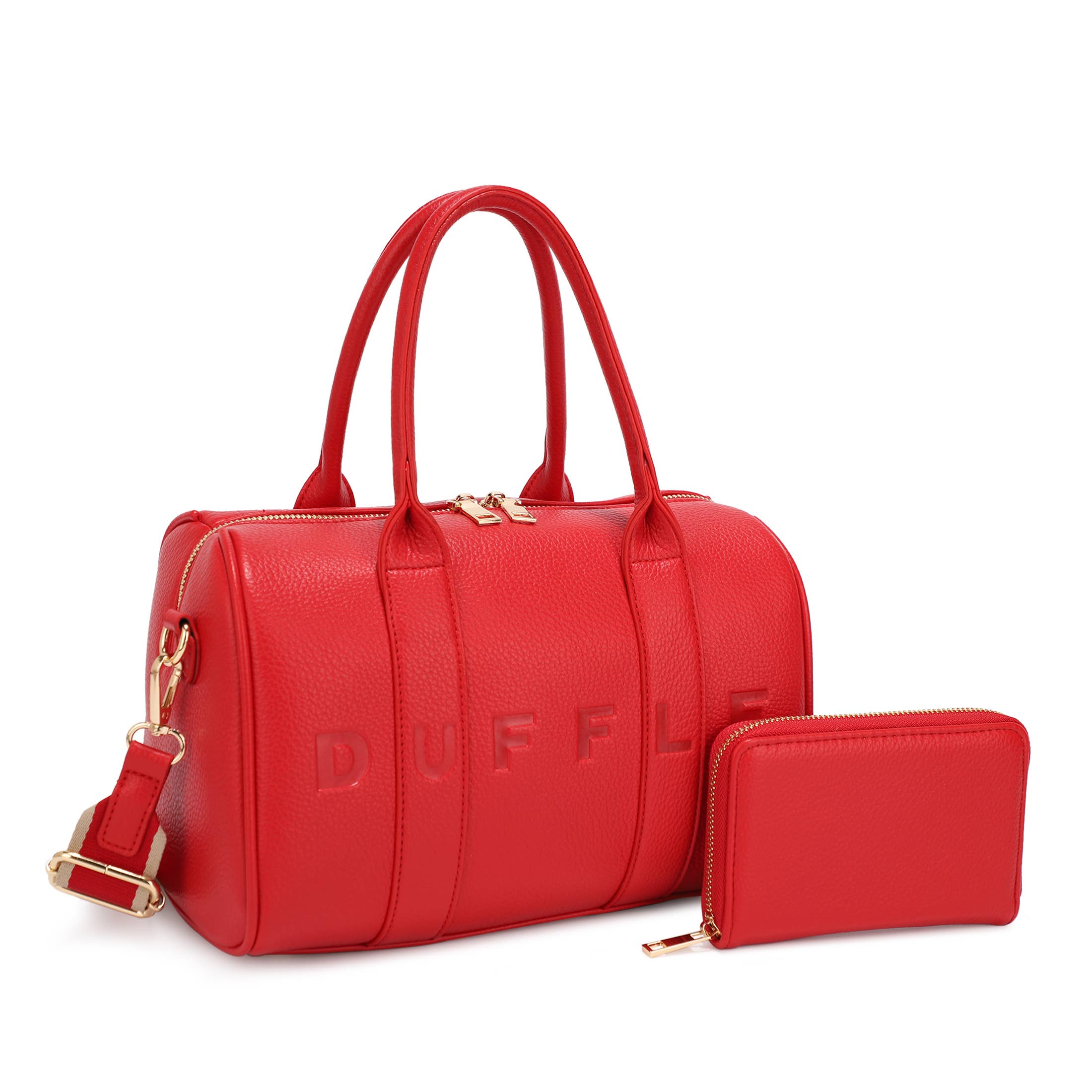 KAYLA+AVA - Wholesale Weekender Bag - Women's - FIONA DUFFLE WAFFLE SET1