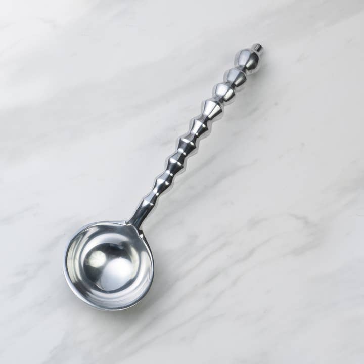 India Handicrafts Inc - Wholesale Ladle - Beaded Curved Ladle Small1