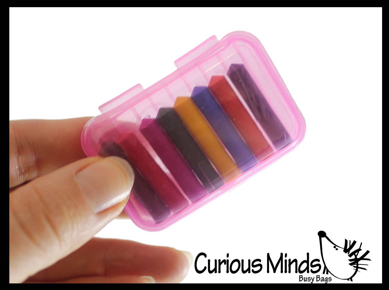 Curious Minds Toys - Wholesale Crayons - Kids & Baby - 1 Mini Crayon Case with 8 Crayons - Tiny Cute Art Supply Kit2