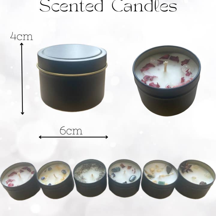 Sally Oliver - Wholesale Jar/Filled Candle - Handmade Rose Petal & Quartz Candle, Plum Rose & Patchouli5