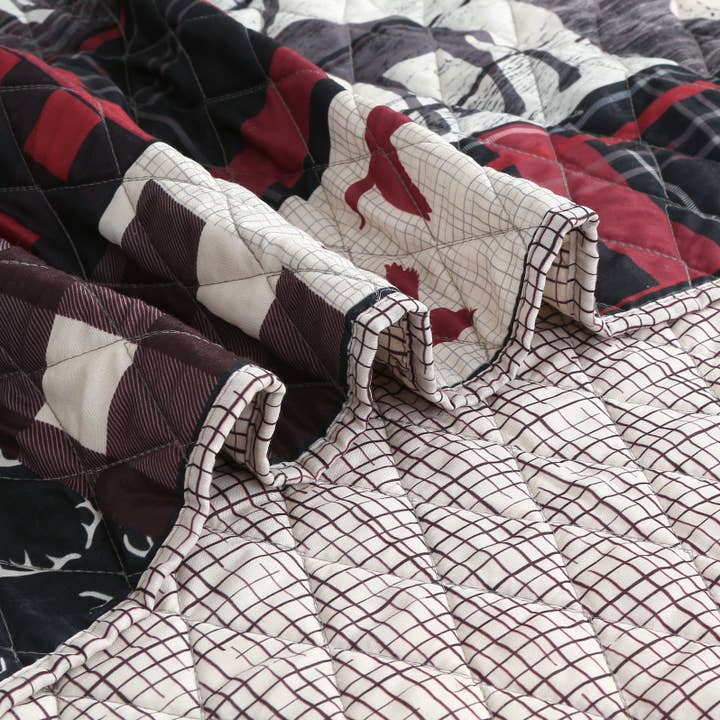 Duke Imports - Wholesale Throw Blanket - "Mountain Trails" Quilted Throw Blanket 50"x60"4