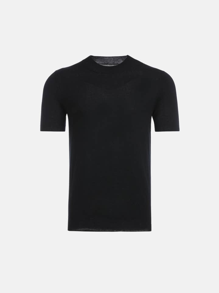 T-shirt essentiel en cachemire et soie pour la vente par Bellemere