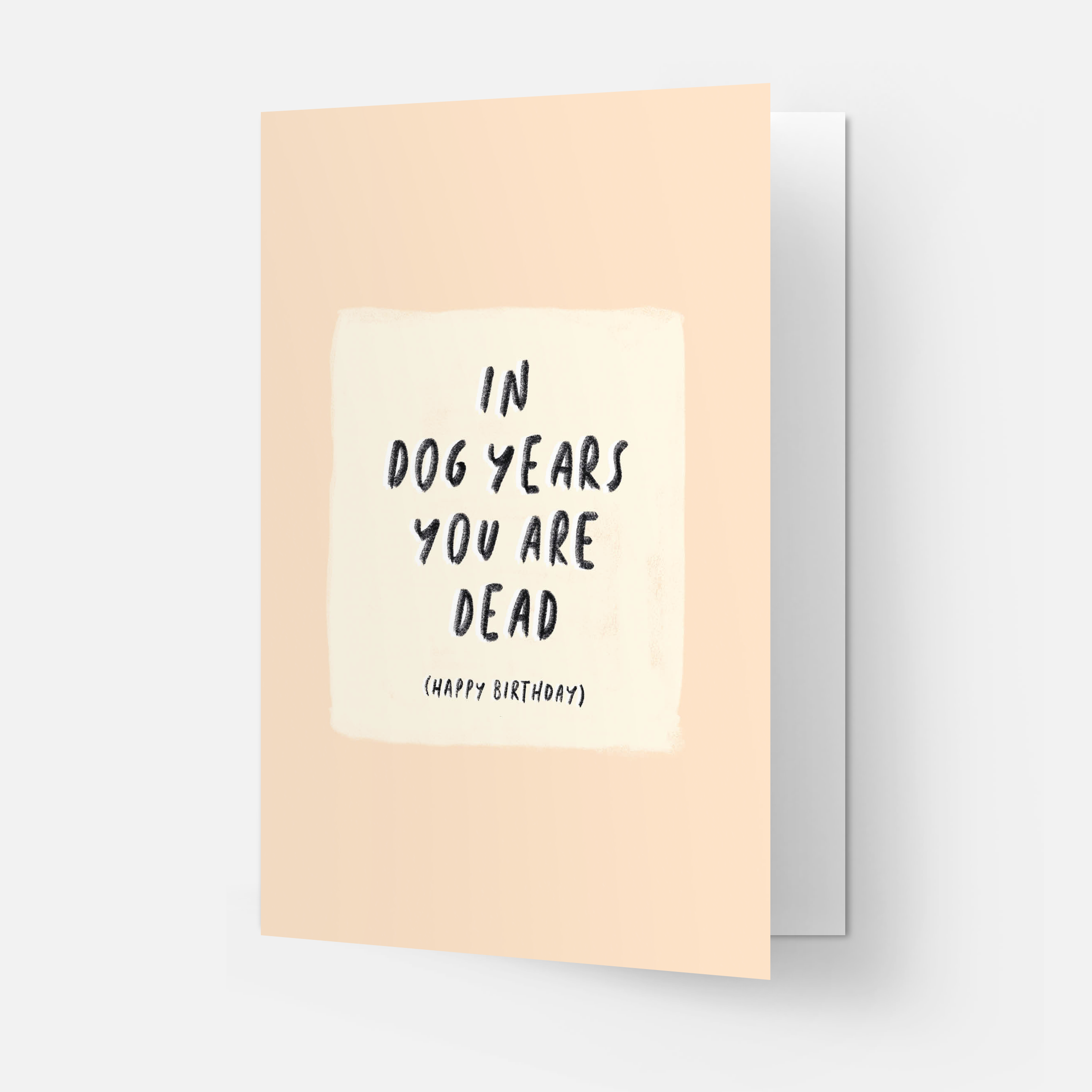 Kaart Blanche - Wholesale Birthday Card - Dog years - greeting card1