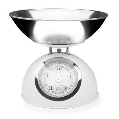 Retro White Mechanical Scale for wholesale by LACOR MENAJE PROFESIONAL S.L.