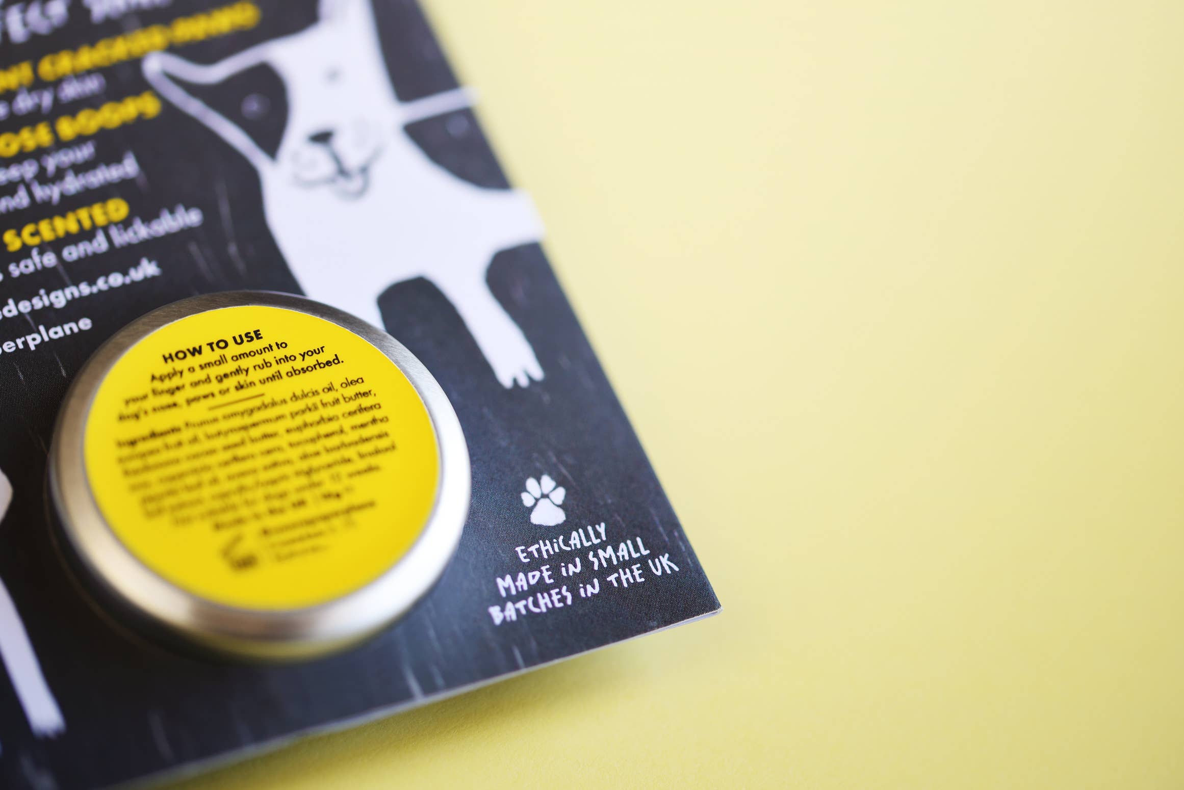 Paper Plane - Wholesale Pet Balm - Dog - Bork Nose and Paw Balm for Dogs8