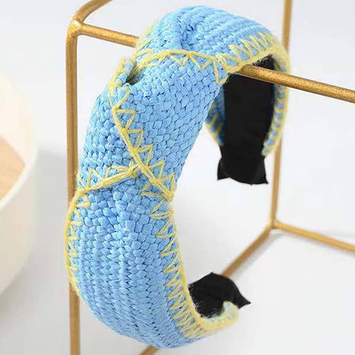 Bandeau Straw Knot Burnout pour la vente par Sensibling Corp.