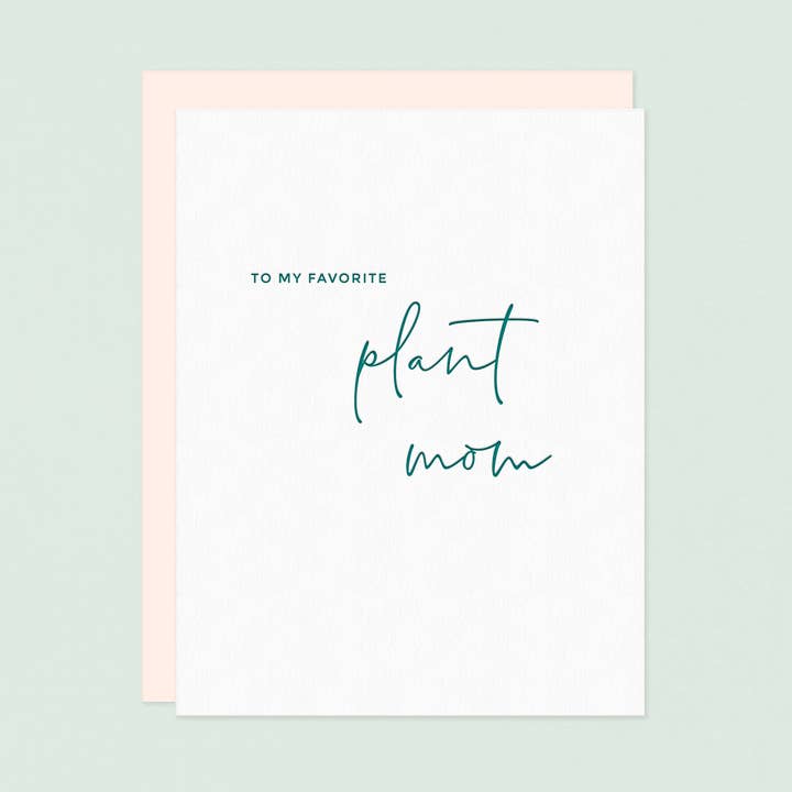 Plantera mamma mors dag brevtryckt hälsningskort för wholesale av Missive