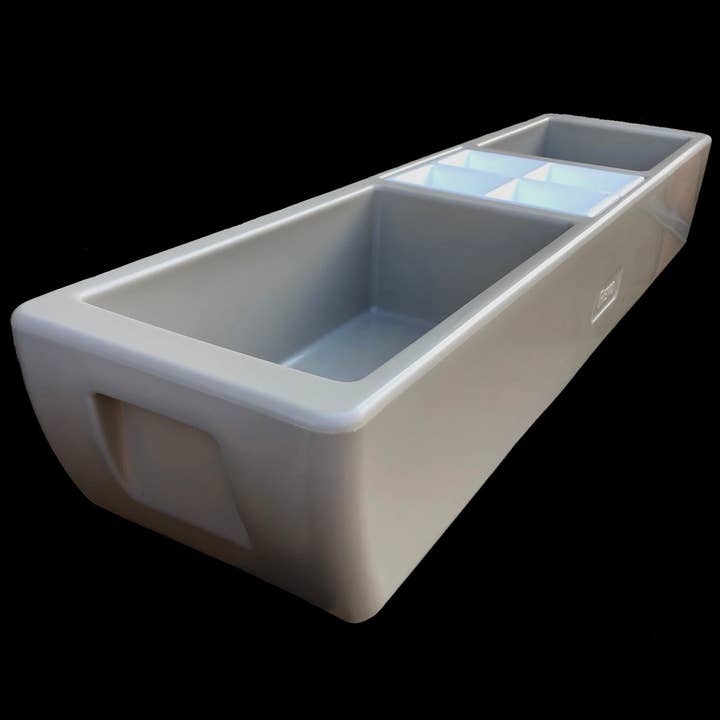REVO Coolers - Wholesale Cooler/Cooler Bag - REVO Party Barge Cooler | Greige Mist | Made in USA