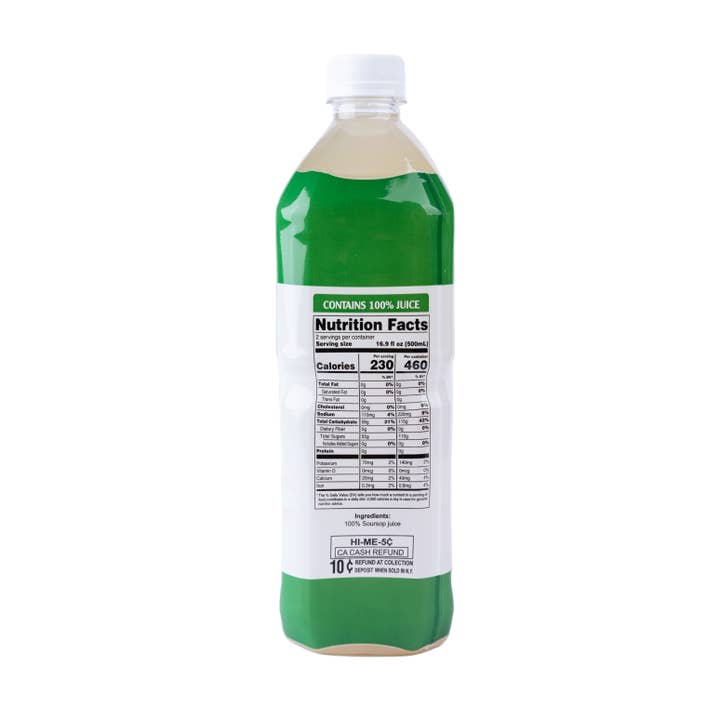 Horizon Top Market - Wholesale Fruit Juice - Viunt 100% Soursop Juice-33.8 Fl Oz-No added Sugar or Water