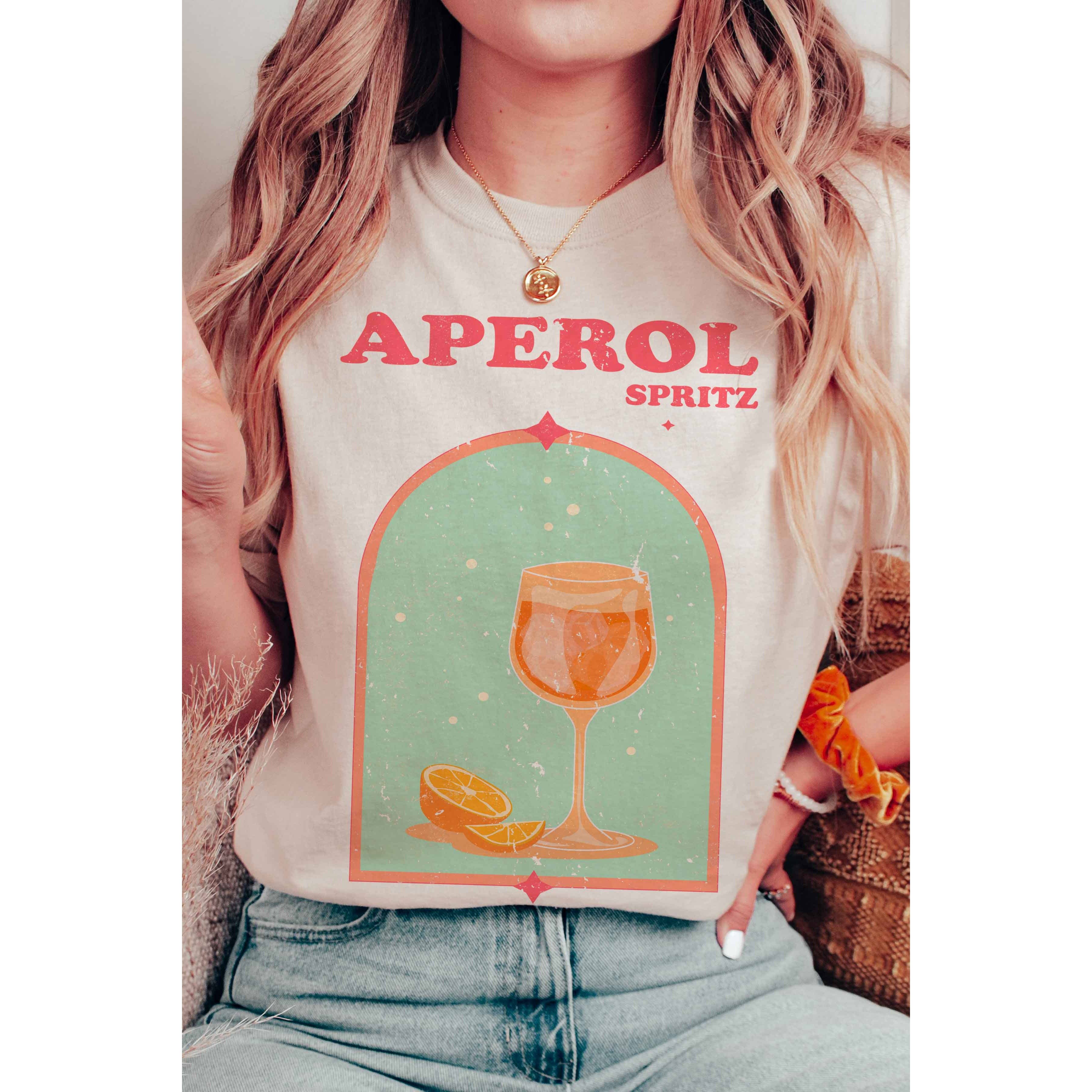 BLUME & CO. – Engroshandel T-shirt med print - Dame – APEROL SPRITZ grafisk t-shirt1