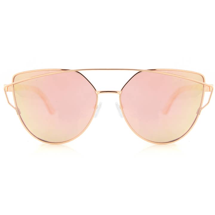 Lunettes de soleil Monarch - Rose Gold pour la vente par Joycoast Wood