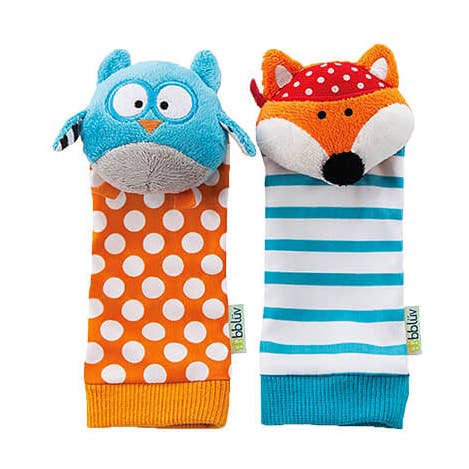 Düo: Rattle Baby Socks for wholesale by Bblüv