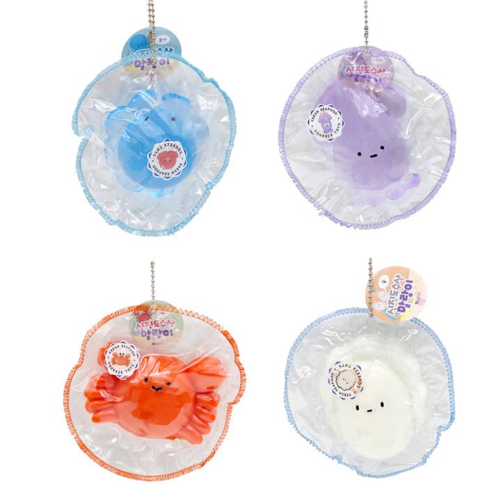 K-Wonderland - Wholesale Squishy Toy - Kids & Baby - Fresh Seafood Squishy Toy – Marine Friends Series2