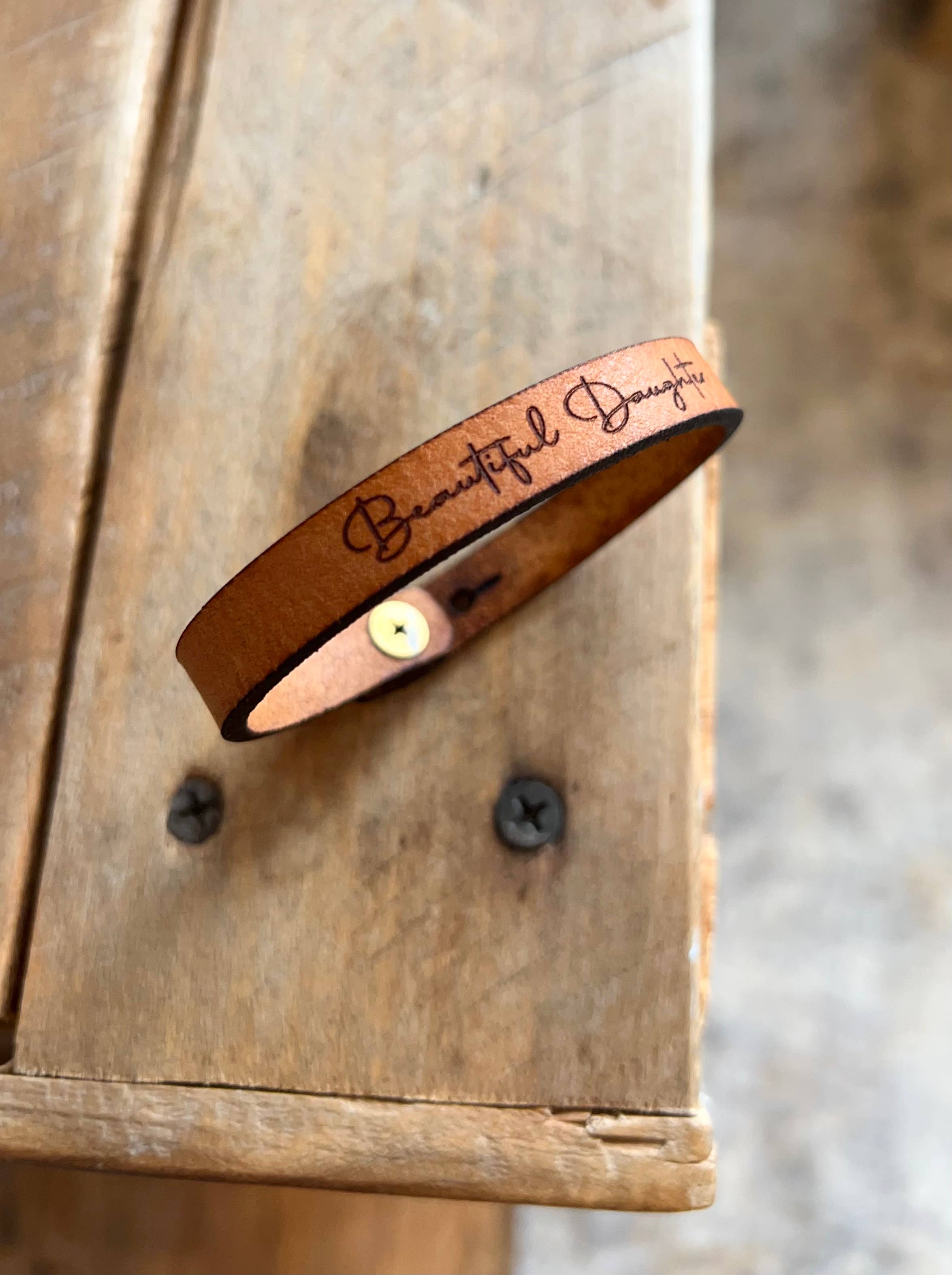 New Market Farmhouse - Wholesale Bangle Bracelet - Custom Real Leather Bracelet10