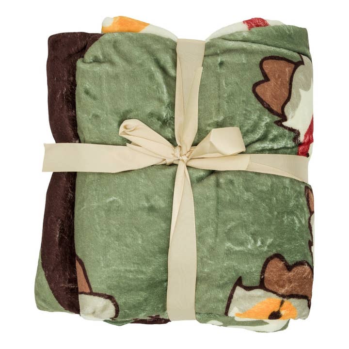 FootClothes LLC - Wholesale Throw Blanket - LIMITED Yule Goat Plush Blanket2