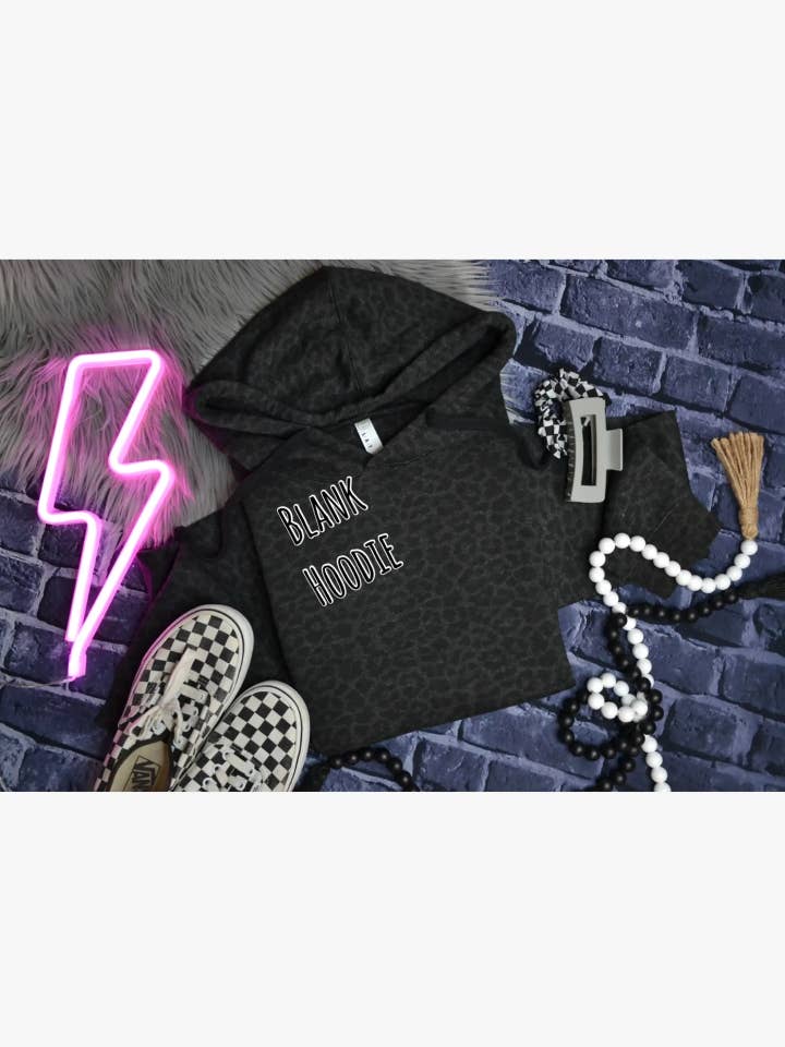 Pink August - Wholesale Hoodie - Women's - Blank Unisex Hoodie Leopard LAT Apparel