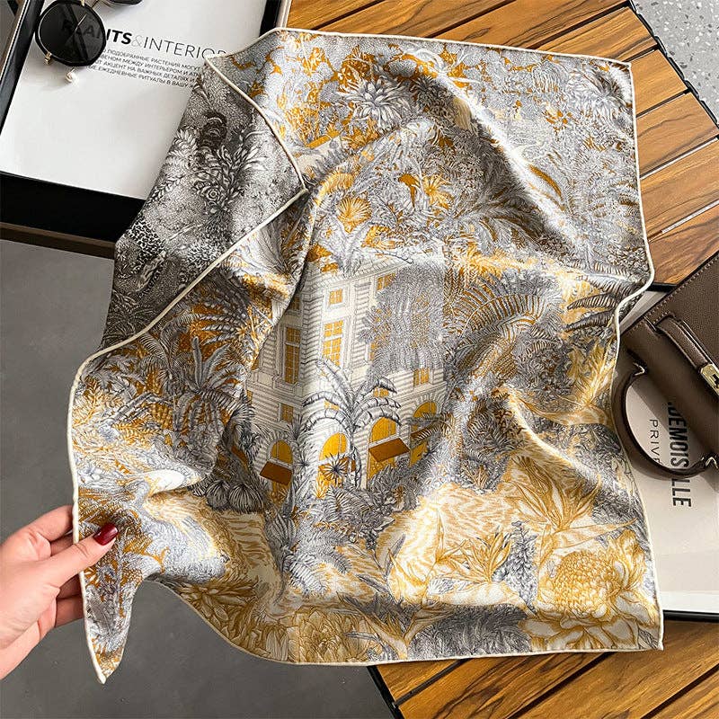 Marayn - Wholesale Scarf - Women's - Luxury Silk  Wool Scarf Chic Style 20252