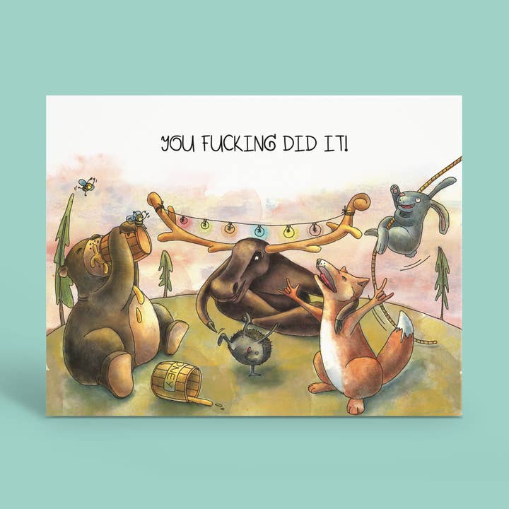 Explicit Contents - Wholesale Birthday Card - Party Time0
