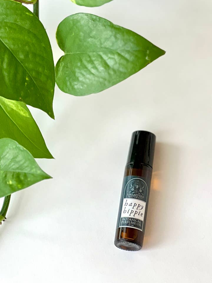 Botanical Perfume Oil - Happy Hippie | Fragrance Roller Ball for wholesale by Unearthed Naturals