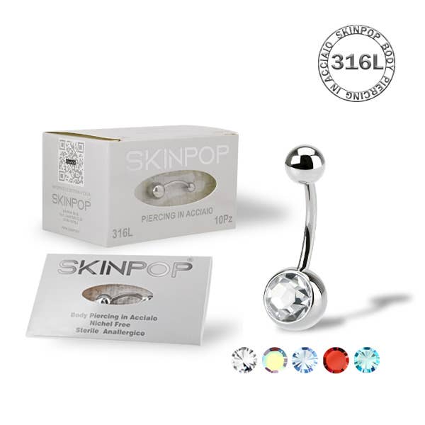 SKINPOP - Wholesale Nipple Ring - STERILE BANANA-NAVEL PIERCINGS FOR FIRST TIME4