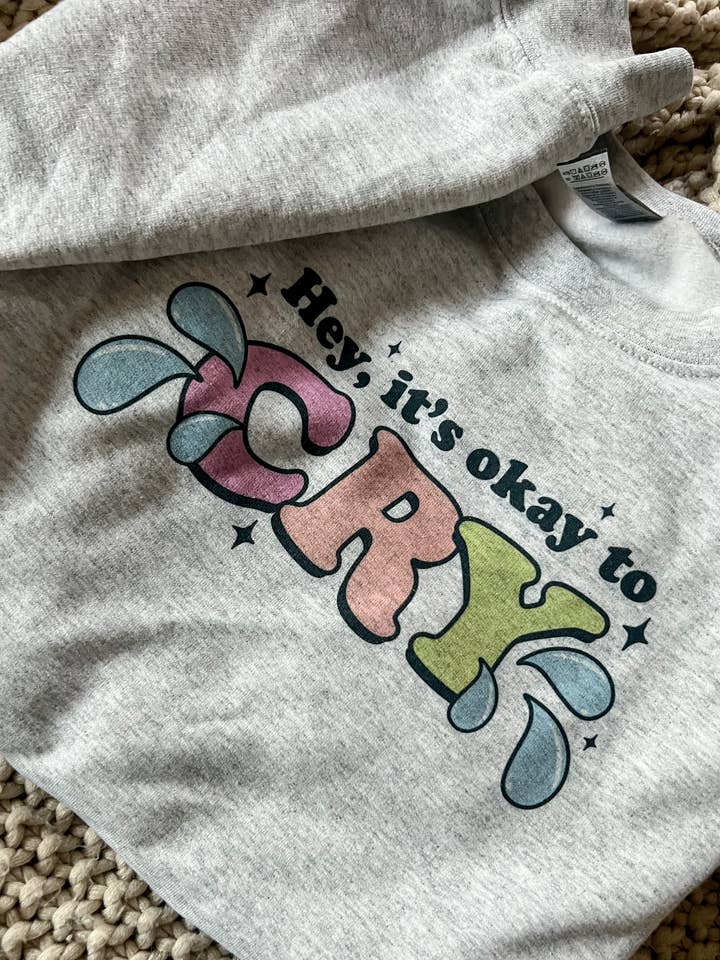 It's Okay To Cry Shirt for wholesale by 9 Priscilla Way