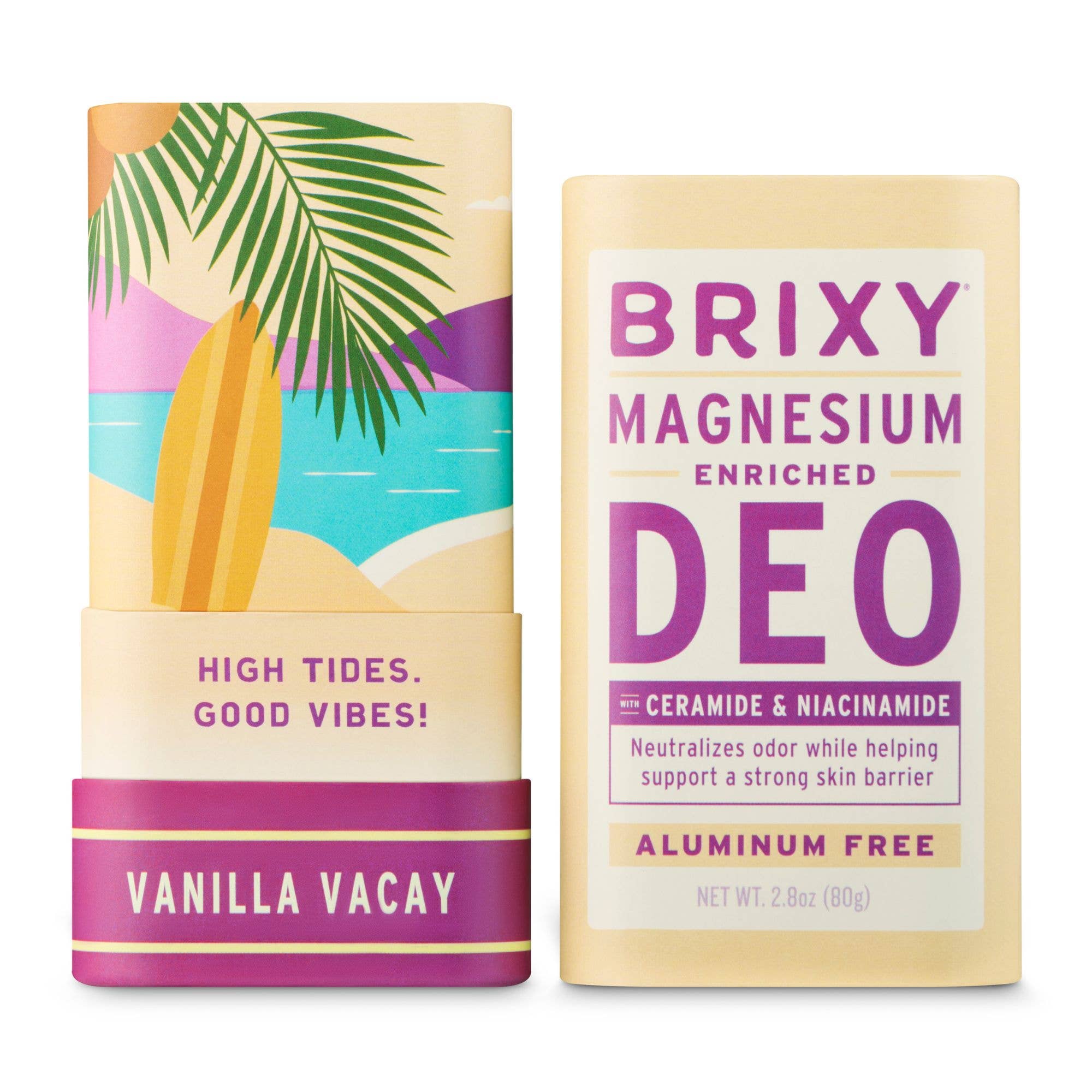 BRIXY - Wholesale Deodorant - Unisex - Magnesium Enriched Deodorant | Aluminum Free | Vanilla Vacay6